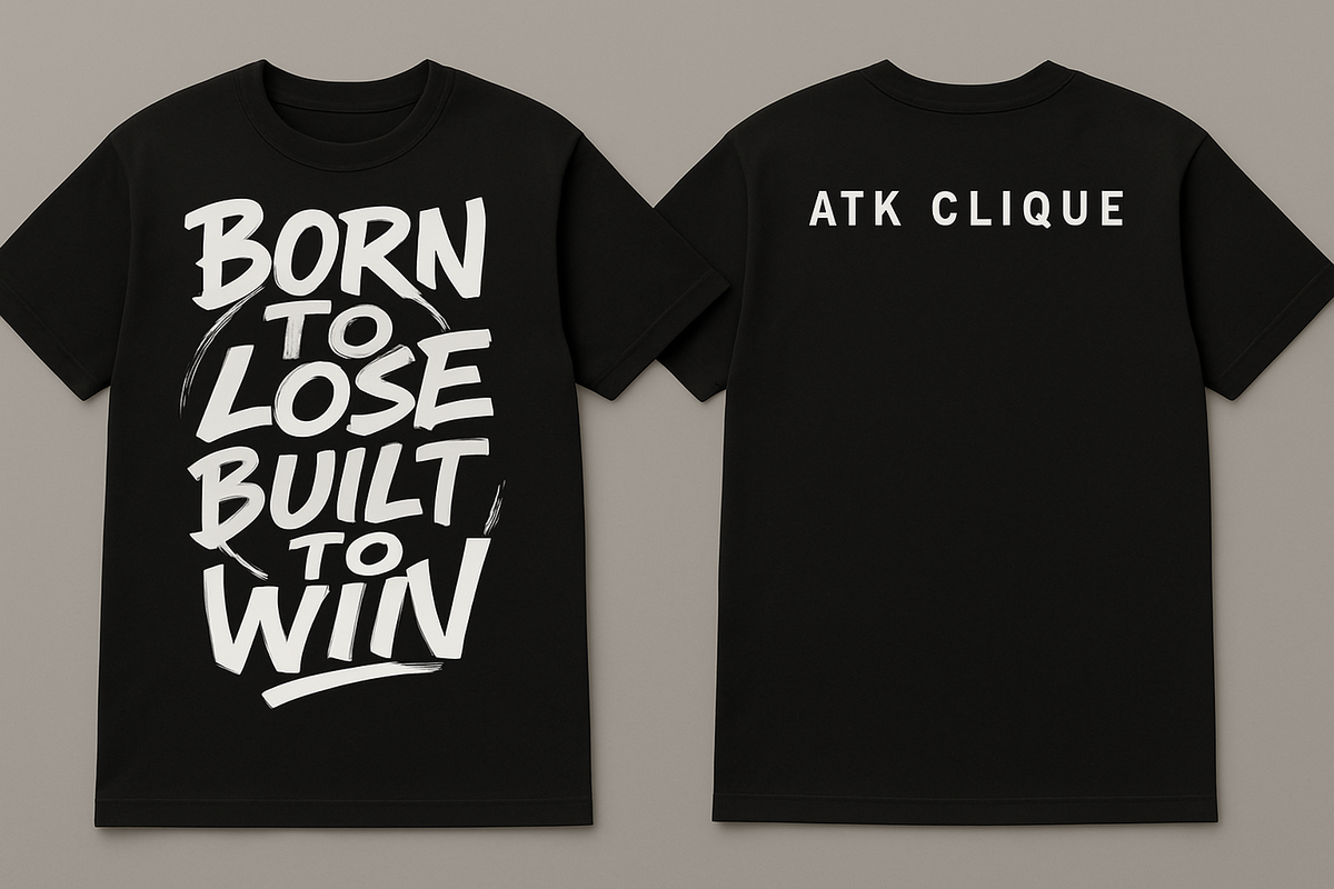 Born to Lose – Built to Win | Limited Edition T-Shirt (OZIR - GASOLINE Edition) by ATK CLIQUE