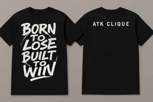 Born to Lose – Built to Win | Limited Edition T-Shirt (OZIR - GASOLINE Edition) by ATK CLIQUE